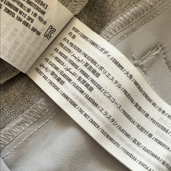 Abercrombie & Fitch Sloane Tailored Wide Leg Pants Gray in Size 6 - Picture 13 of 14